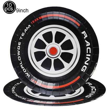 Checkered Race Car Party Tablecloths Black White Checkered Flag Tablecloth Racetrack Tablecover Racing Birthday Party Supplies