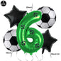 Soccer Theme Disposable Tableware Set Paper Plates Cups Napkins Tablecloth Boys Sports Football Birthday Party Decor Supplies