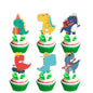 Cartoon Dinosaur Birthday Party Decorations Latex Balloons Baby Shower Cup Plate Napkins Straw Kids Favors For Party Supplies
