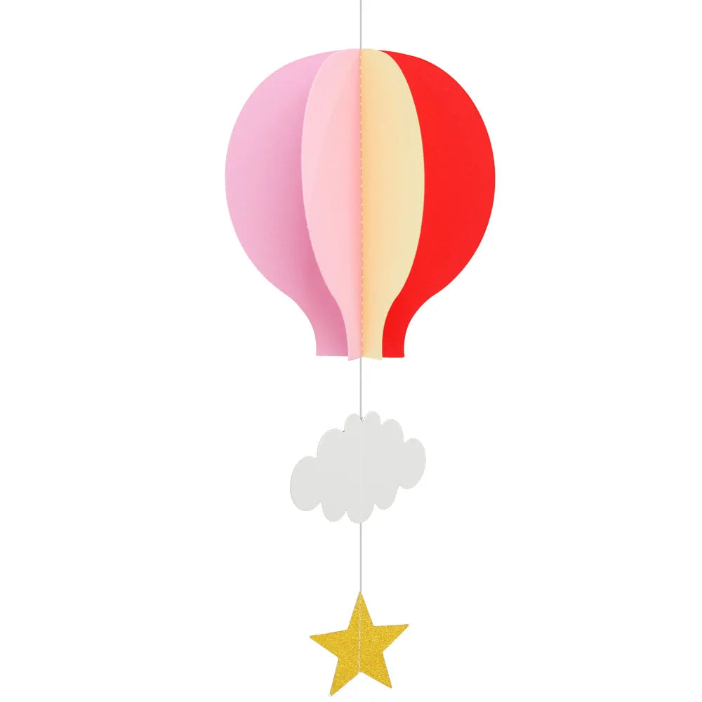 Wedding/birthday Party Decoration Supplies 3D Hanging Decorations Love Hot air Balloons Cloud Display Window Pendants