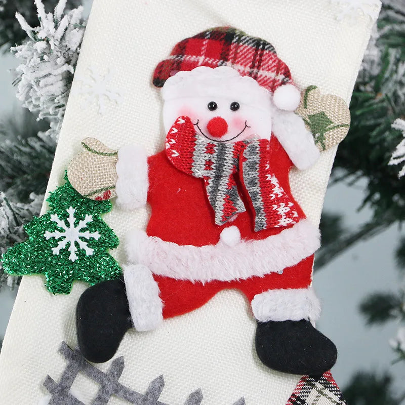 (1pcs/pack) Christmas Decorations, Christmas Socks, Gift Bags, Christmas Scenes, Window Display, Small Pendants, Christmas Decor