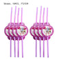 Pink Robloxed Theme Birthday Party Decorations Tableware Set Balloons Cups Plates Banner Backdrop for Girls Baby Shower Supplies