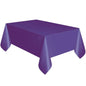 Large Plastic Rectangle Table Cover Cloth Wipe Clean Party Red White Black Tablecloth Covers for Birthday wedding christmas