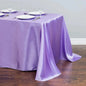 Solid Color Satin Table Cloth Tablecloth Table Cover Overlay For Birthday Wedding Banquet Restaurant Festival Party Supply