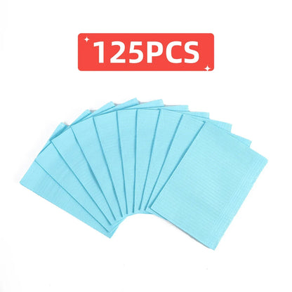 10/25/50/125Pcs Disposable Waterproof Tattoo Tablecloth Tattoo Table Cover Clean Pad Patient Dental  Tattoo Bibs Accessories