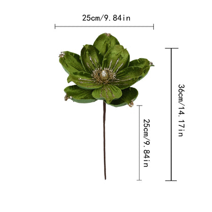 Merry Christmas Flowers Festival Party Decoration Christmas Tree Glitter Christmas Flower Pendant
