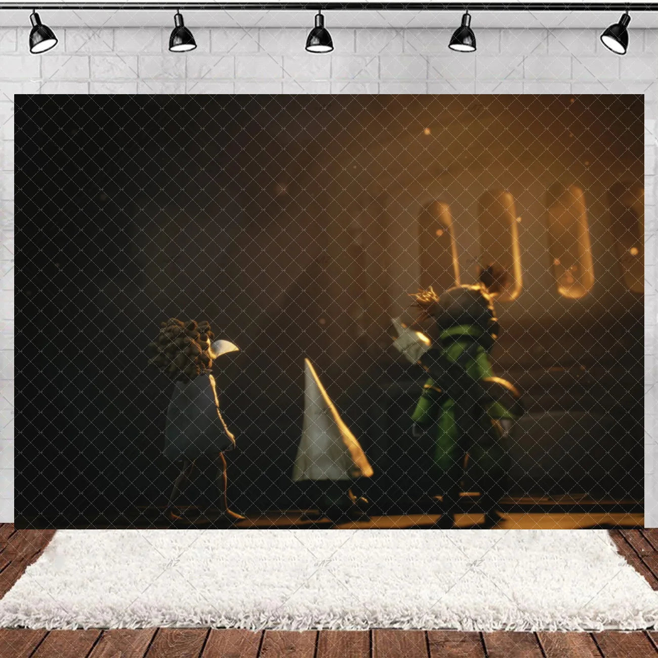 Game L-Little Nightmaresd 3 Birthday Party Decorations Balloons Banner Cake Topper Anime Backdrop Halloween Decor Kids Gifts
