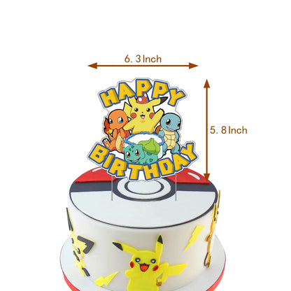 Pokemon Party Decorations Girls Party Pink Tableware Set Plate Cup Napkin Tablecloth Baby Shower Kids Birthday Party Supplies