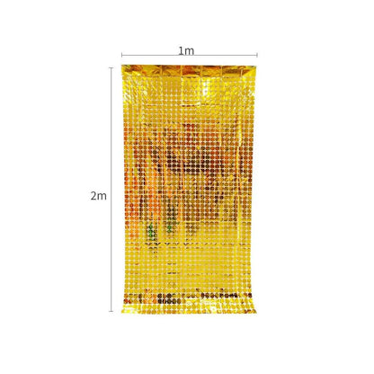 Luxury Great Event Decor Wall Background Curtain Party Decoration Festival Celebrations Backdrop Decorations Square Sequin Panel