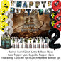 Game L-Little Nightmaresd 3 Birthday Party Decorations Balloons Banner Cake Topper Anime Backdrop Halloween Decor Kids Gifts