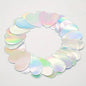 Disco Theme Heart Round Paper Garland Birthday Party Decorations Background Wall Hanging Banners Holiday Festival Photo Props