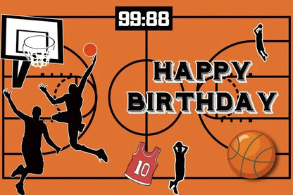 Basketball Theme Party Decorations  Disposable Tableware Set Baby Shower Favor Balloon Banner Tablecloth Kids Party Supplies
