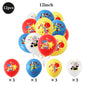 Carnival Theme Party Decoration Self Standing Clown Circus Balloons Happy Sign Banner for Carnival Birthday Party Decor Supplies