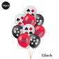 Casino Party Decoration Dice Balloon Lucky 7 Foil Balloon Latex Poker Balloons Casino Poker Party Las Vegas Wedding Decorations