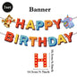 Carnival Theme Party Decoration Self Standing Clown Circus Balloons Happy Sign Banner for Carnival Birthday Party Decor Supplies