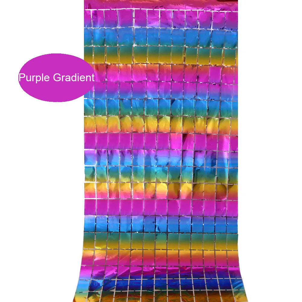 Bachelorette Party Decorations Sequin Backdrop Curtain 2m Tinsel Foil Birthday Curtain Wedding Birthday Party Decorations
