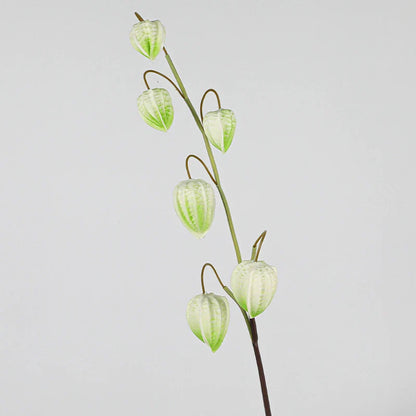 Home Party Wedding Decoration 1 PCS 71 Cm Beautiful Artificial Long Stem Red Lantern Flowers Silk Flowers