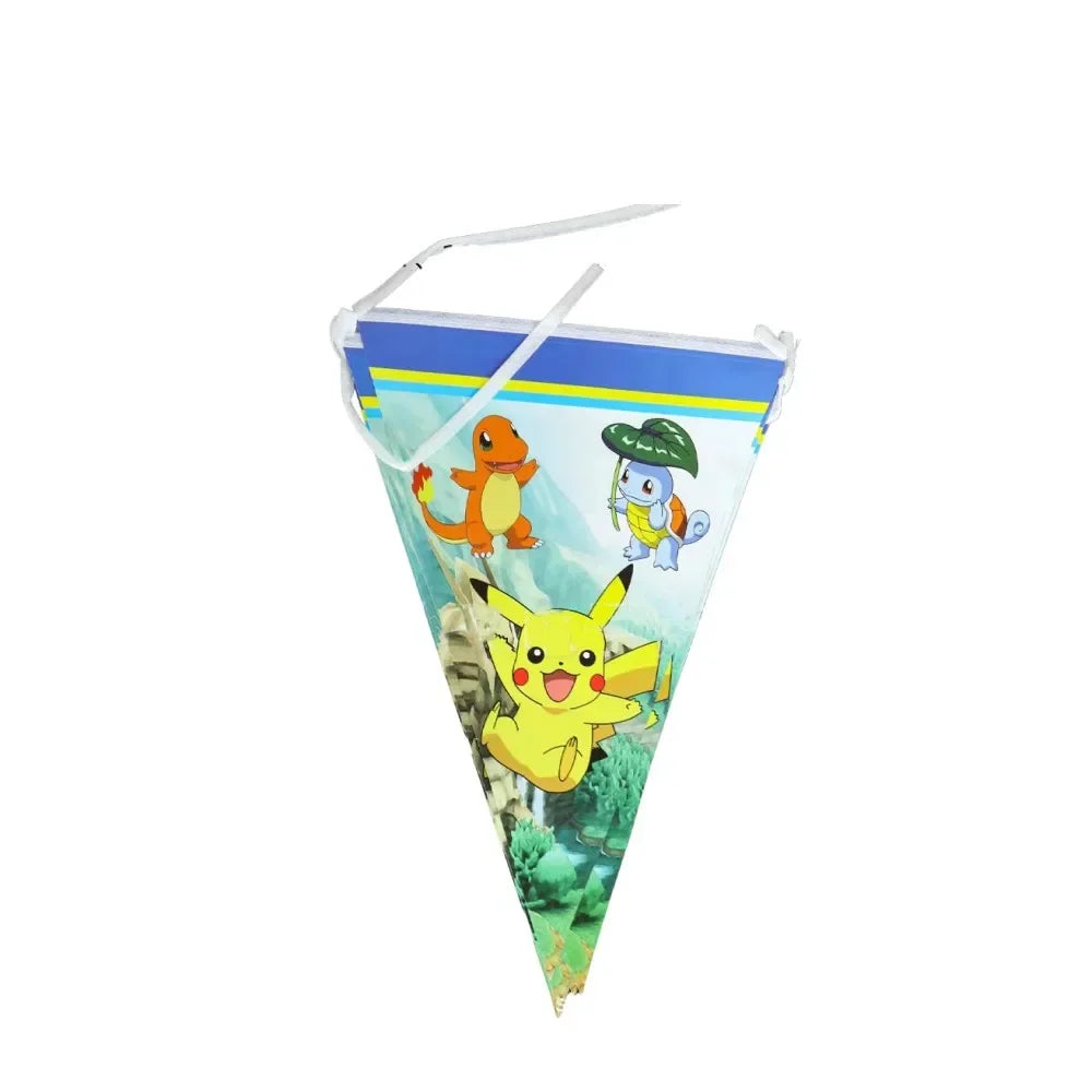 Pokemon Party Decorations Girls Party Pink Tableware Set Plate Cup Napkin Tablecloth Baby Shower Kids Birthday Party Supplies