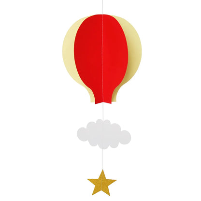 Wedding/birthday Party Decoration Supplies 3D Hanging Decorations Love Hot air Balloons Cloud Display Window Pendants