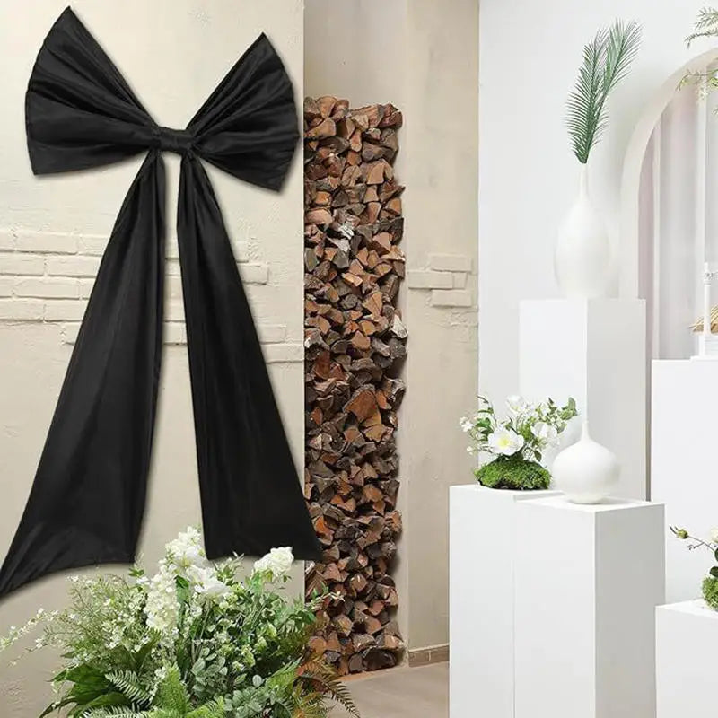 90cm Large Bow Themed Party Decorations Christmas Tree Topper Bow Ribbon for Christmas Wedding Birthday Party Wall Pendant Decor