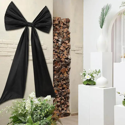90cm Large Bow Themed Party Decorations Christmas Tree Topper Bow Ribbon for Christmas Wedding Birthday Party Wall Pendant Decor