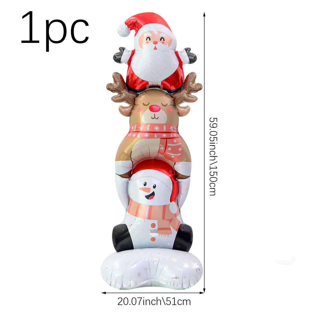 1pc Standing Christmas Stacker, Merry Christmas, Themed Party Decorations, Holiday Party Decorations