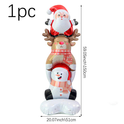 1pc Standing Christmas Stacker, Merry Christmas, Themed Party Decorations, Holiday Party Decorations