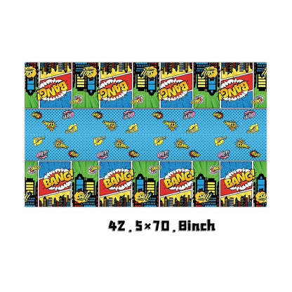 Tablecloth Decorations Spiderman Birthday Party Supplies Spider And His Amazing Friends Table Cover Baby Shower for Kids Gifts