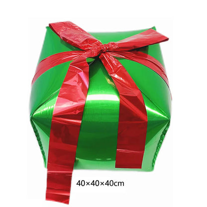 Christmas Party Decorations 4D Standing Reindeer Snowman Santa Claus Christmas Streetlights Bear Dog Balloons Cartoon Balloons