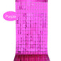 Bachelorette Party Decorations Sequin Backdrop Curtain 2m Tinsel Foil Birthday Curtain Wedding Birthday Party Decorations