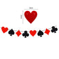Casino Poker Birthday Theme Party Decorations Casino Happy Birthday Banner Poker Garland for Casino Night Poker Events Supplies