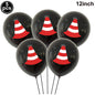 Construction Truck Balloons Excavator Cement Truck Forklift Crane Foil Balloon Kid Boys Birthday Party Construction Theme Decors