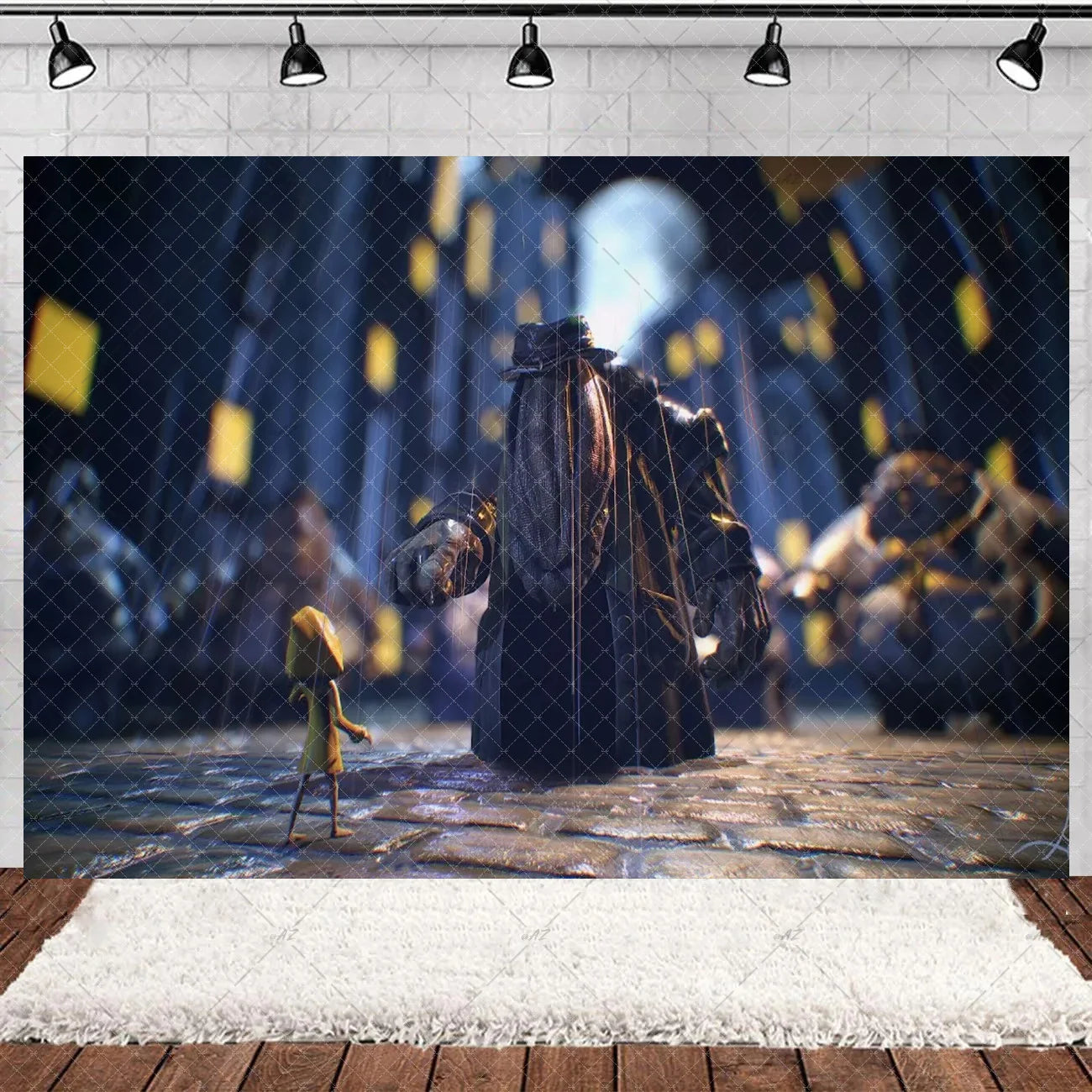 Game L-Little Nightmaresd 3 Birthday Party Decorations Balloons Banner Cake Topper Anime Backdrop Halloween Decor Kids Gifts