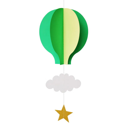 Wedding/birthday Party Decoration Supplies 3D Hanging Decorations Love Hot air Balloons Cloud Display Window Pendants