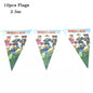 Roblox Birthday Party Decoration Roblox Game Set Tableware Tablecloth Balloon Cake Topper Backdrop Baby Showe Toy Party Supplies
