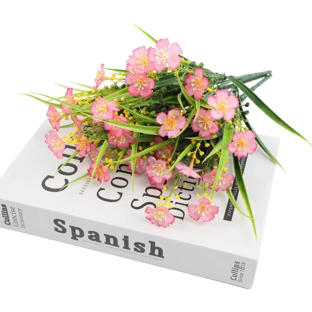 Wedding Decoration Bouquet Artificial Flowers For Home Room Wall Desk Decor Plants Party Ornament Decorate