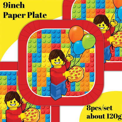 Theme Birthday Party Decorations Cake Topper Birthday CUP PLATE Straw Swirls Stickers  KidsParty Supplies Decor
