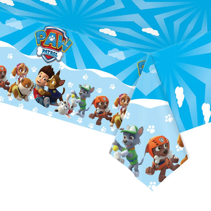 Paw Patrol Table Decoration Table Cloth Birthday Supplies Dog Party Decorations Disposable Table Cover Waterproof Party Supplies