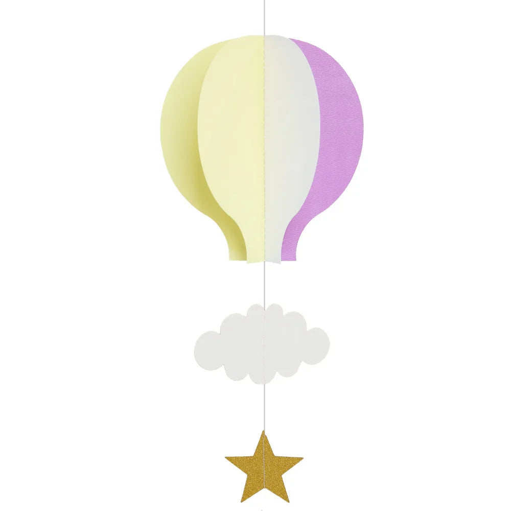 Wedding/birthday Party Decoration Supplies 3D Hanging Decorations Love Hot air Balloons Cloud Display Window Pendants
