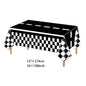 Racing Car Table Runner Tablecloths Table cover checkered flag racing road track kids Race Car Themed birthday Party Decoration