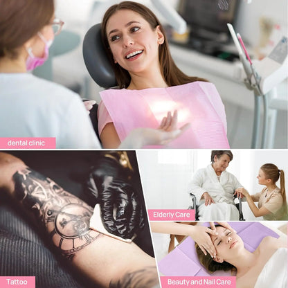 10/25/50/125Pcs Disposable Waterproof Tattoo Tablecloth Tattoo Table Cover Clean Pad Patient Dental  Tattoo Bibs Accessories