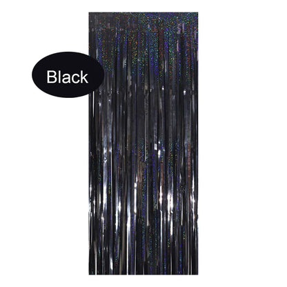 Bachelorette Party Decorations Sequin Backdrop Curtain 2m Tinsel Foil Birthday Curtain Wedding Birthday Party Decorations