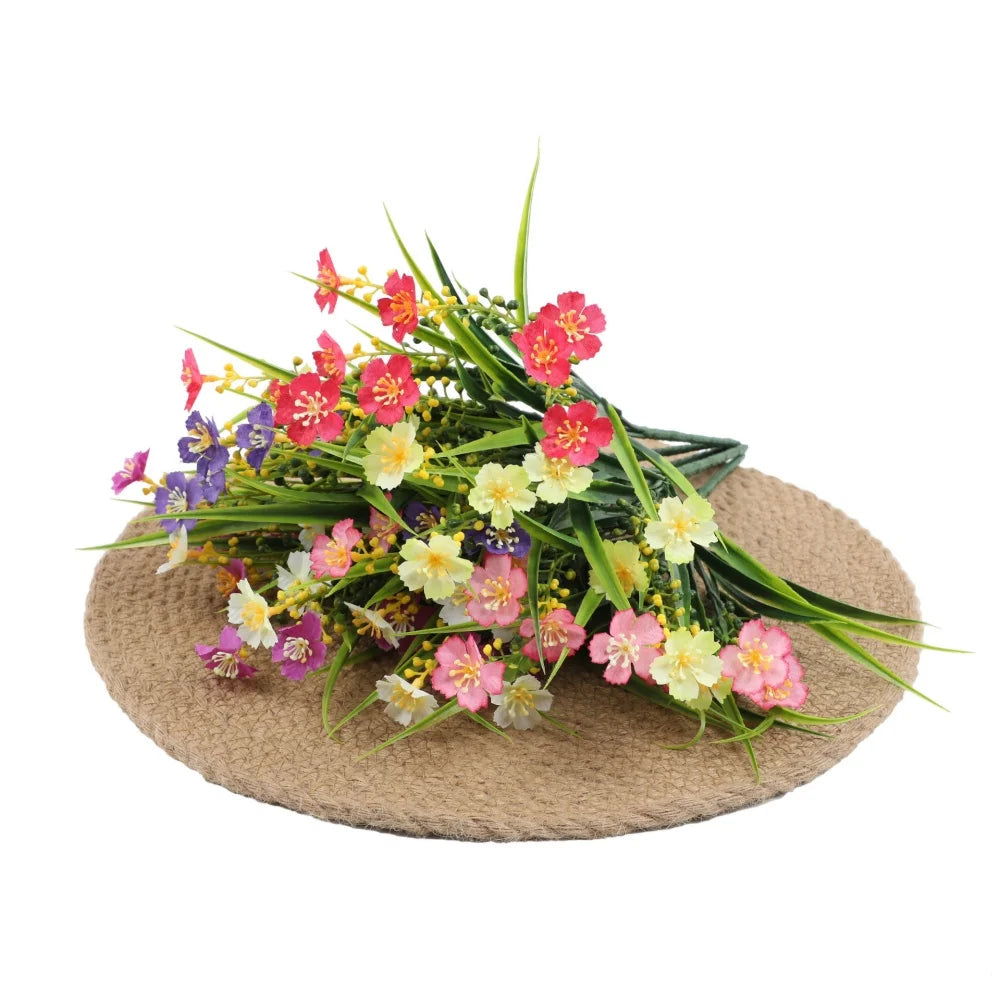 Wedding Decoration Bouquet Artificial Flowers For Home Room Wall Desk Decor Plants Party Ornament Decorate