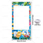 Summer Themed Party Decorations Photo Booth Frame Props Pool Flamingo Hawaiian Party Shooting Backdrop Props Baby Shower Banner