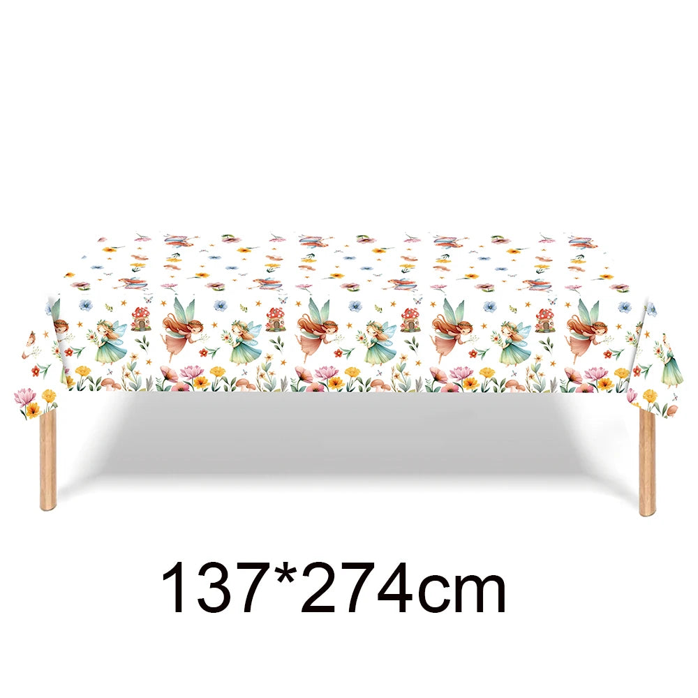 Butterfly Birthday Party Decoration Disposable Party Plates Cup Napkin Tablecloth Butterfly Knìfe Birthday Decoration Baby Showe