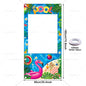 Summer Themed Party Decorations Photo Booth Frame Props Pool Flamingo Hawaiian Party Shooting Backdrop Props Baby Shower Banner