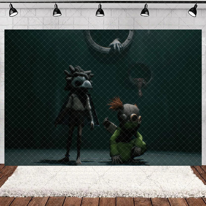Game L-Little Nightmaresd 3 Birthday Party Decorations Balloons Banner Cake Topper Anime Backdrop Halloween Decor Kids Gifts