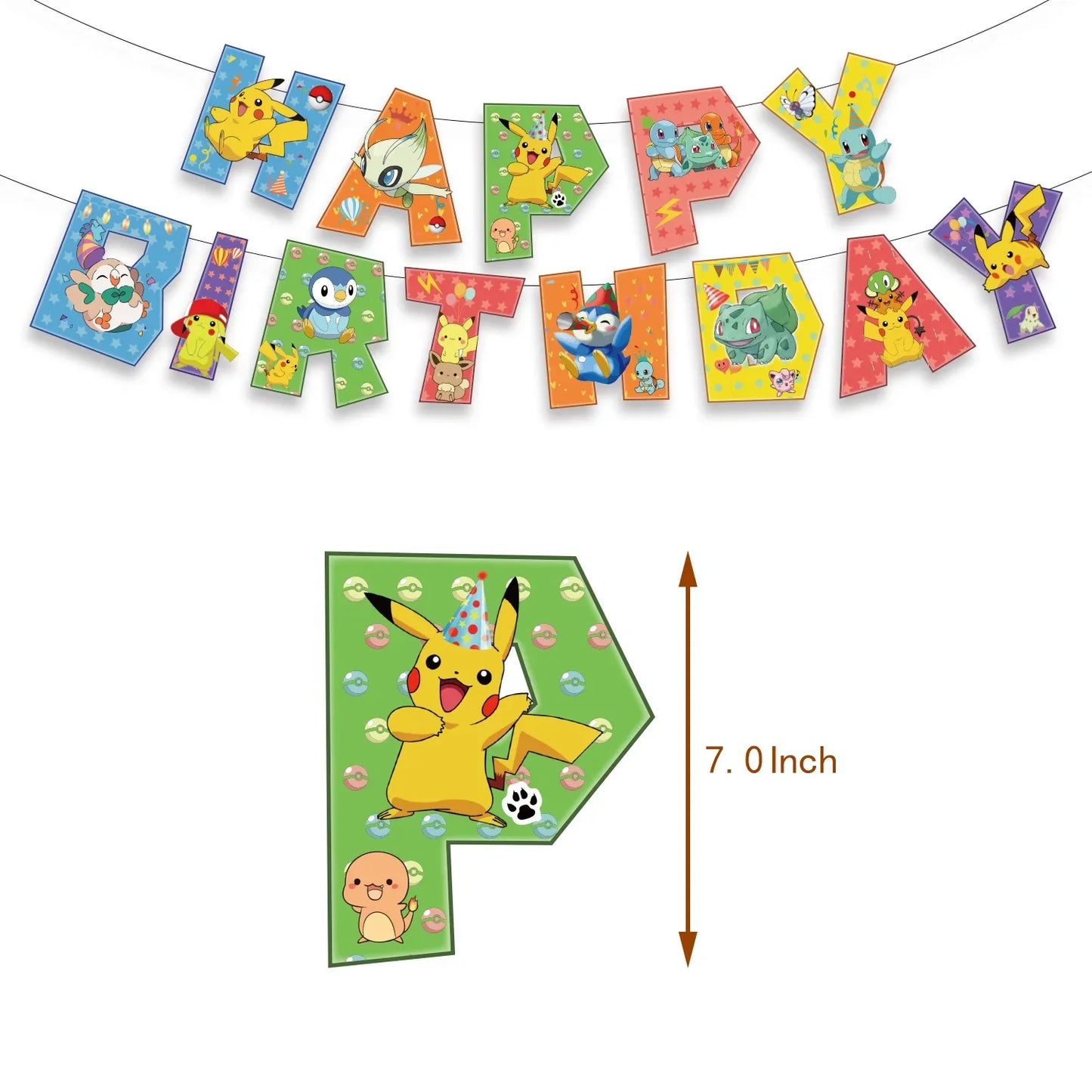 Pokemon Party Decorations Girls Party Pink Tableware Set Plate Cup Napkin Tablecloth Baby Shower Kids Birthday Party Supplies