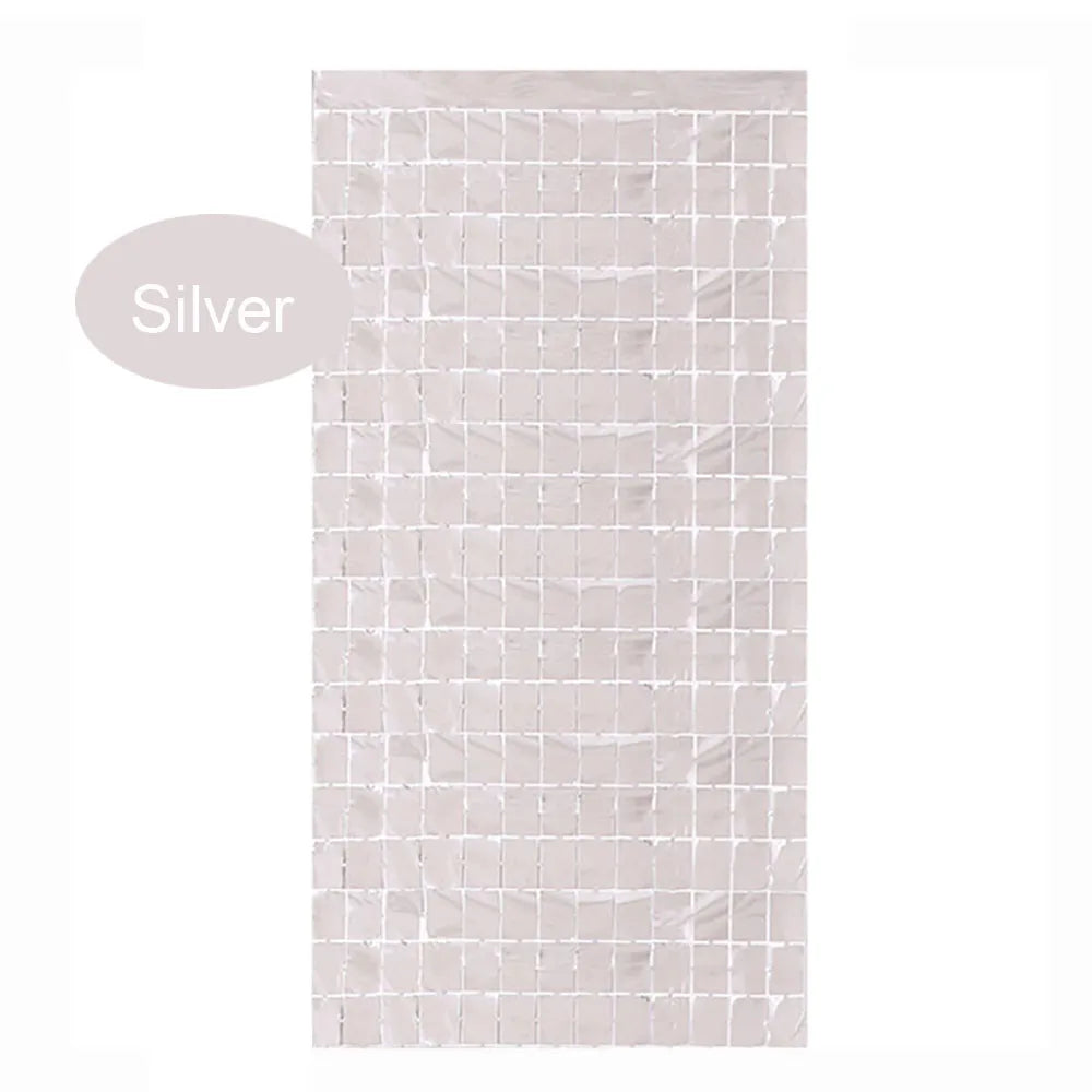 Bachelorette Party Decorations Sequin Backdrop Curtain 2m Tinsel Foil Birthday Curtain Wedding Birthday Party Decorations