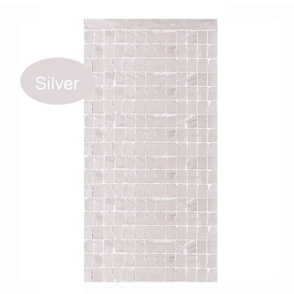 Bachelorette Party Decorations Sequin Backdrop Curtain 2m Tinsel Foil Birthday Curtain Wedding Birthday Party Decorations